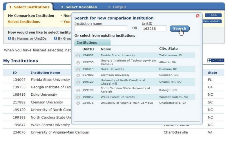 Create, Save, or Upload institutions image