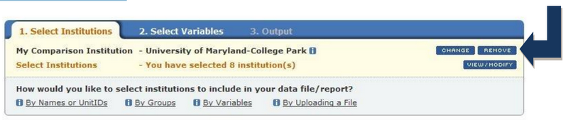 Create, Save, or Upload institutions image