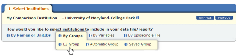 Create, Save, or Upload institutions image