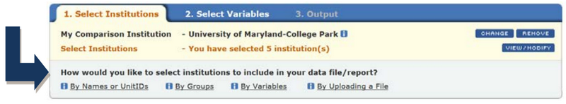 Create, Save, or Upload institutions image