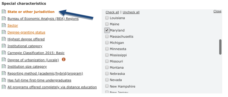 Create, Save, or Upload institutions image