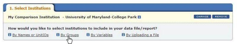 Create, Save, or Upload institutions image