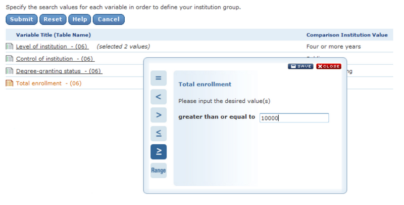 Create, Save, or Upload institutions image